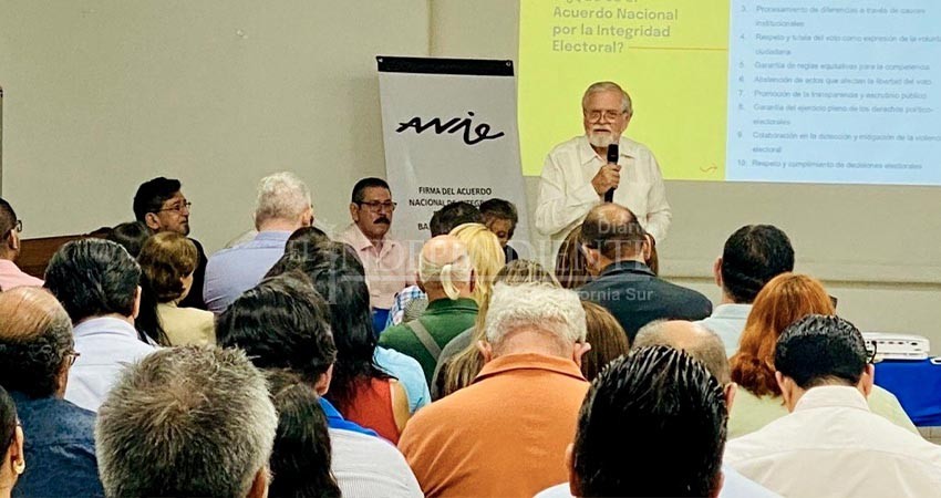 Firman en BCS acuerdo nacional por la integridad electoral