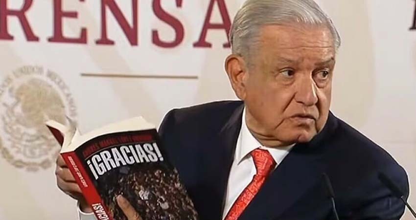 Magistrado electoral quiere prohibir libro de AMLO, dice el presidente
