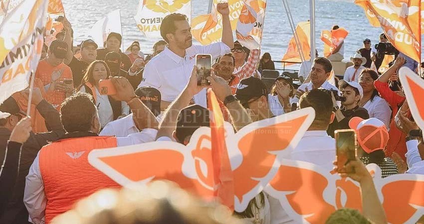 Álvarez Máynez impulsará la generación de energías limpias en Baja California Sur