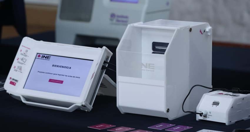 Elecciones 2024: INE presenta urnas electrónicas que se usarán el 2 de junio
