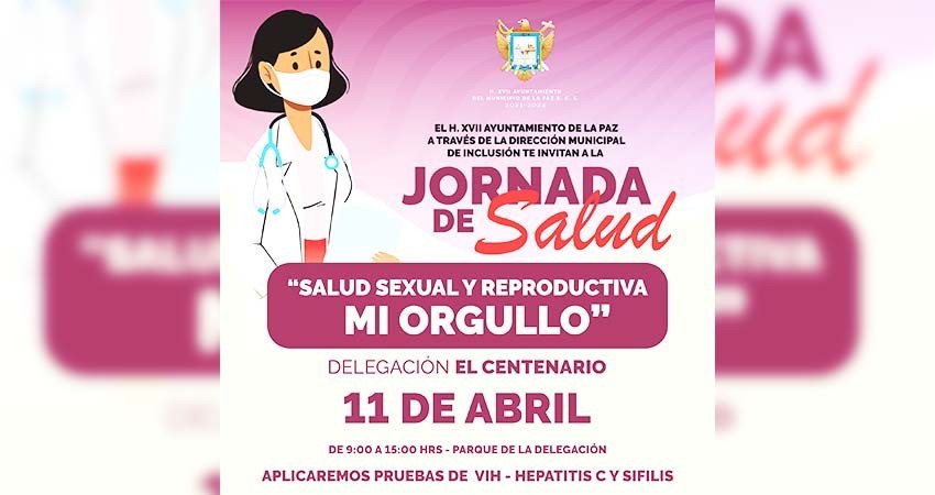Invita Dirección de Inclusión a jornada de salud en El Centenario