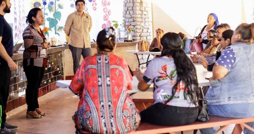 Imparten Taller de Capacitación en Huertos de Traspatio a familias indígenas y Afromexicanas