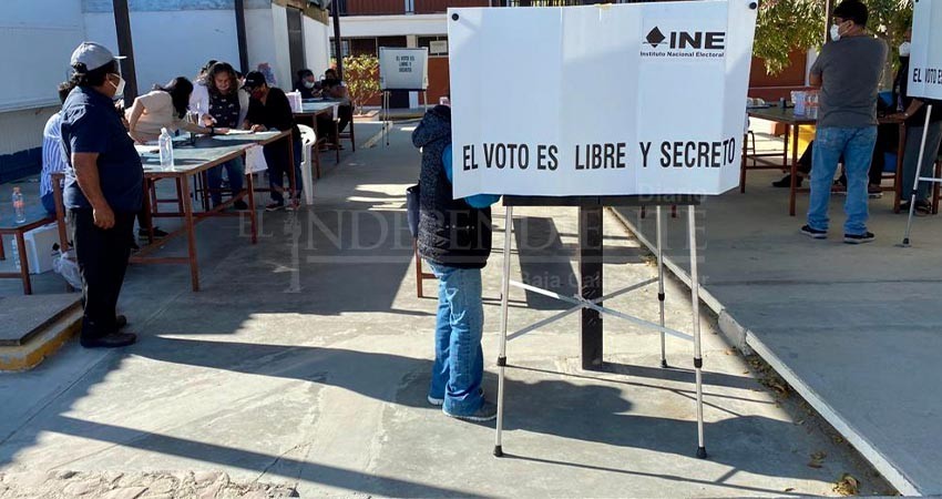 BCS, por debajo de la media en participación electoral; INE busca incrementar el porcentaje