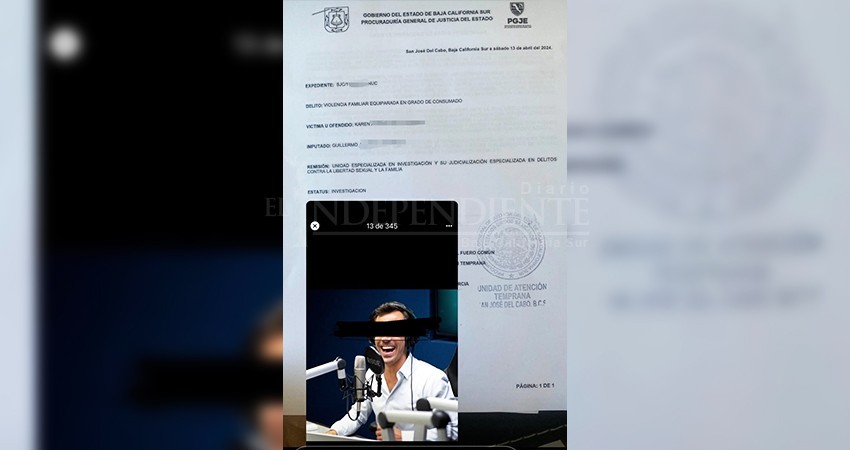 Locutor y empresario de Los Cabos es denunciado por violencia a su pareja