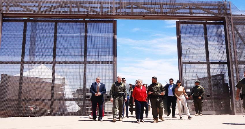 Alicia Bárcena visita la frontera para “corroborar” labor migratoria de EE.UU.