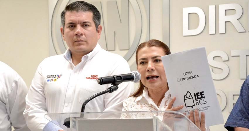 Ordena IEE a Milena Quiroga bajar publicación de encuestas falsas
