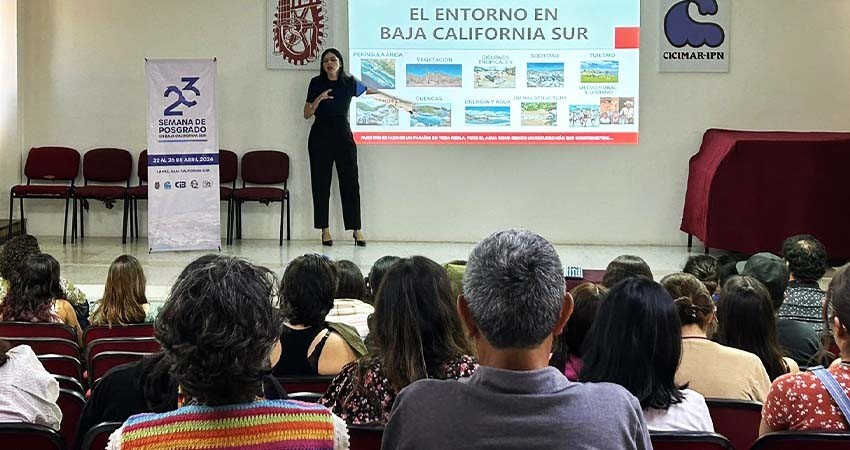 Estudiantes y docentes de la UABCS destacan durante la Semana de Posgrado