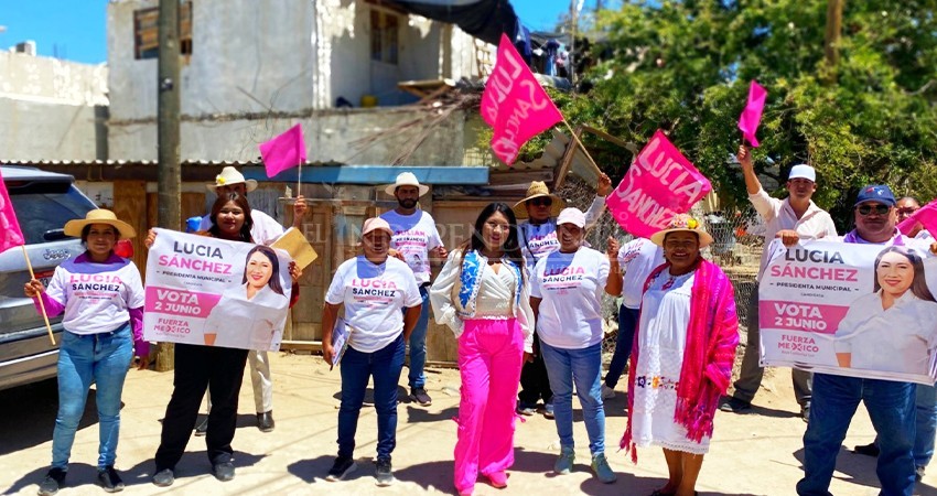 Compromete Lucía Sánchez rehabilitación de vialidades y mejora del transporte público de Los Cabos