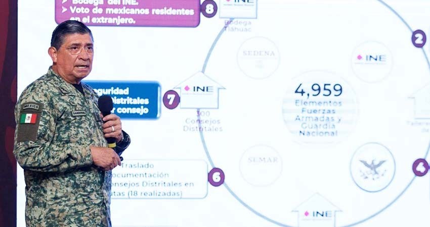 Casi 5 mil elementos de seguridad desplegados ante solicitud del INE por elecciones