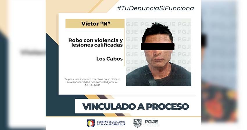 Queda en prisión preventiva Víctor “N”, imputado por robo con violencia y lesiones calificadas