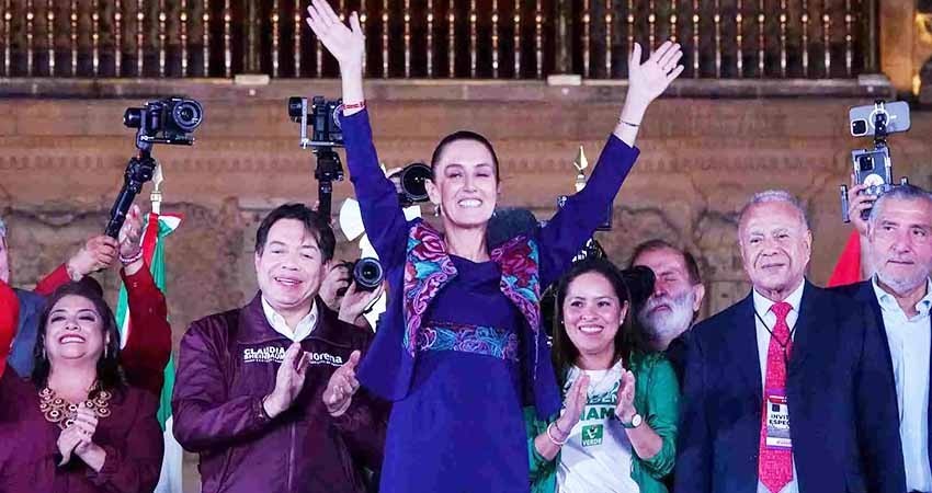 Presidentes y líderes felicitan a Sheinbaum por "éxito histórico"