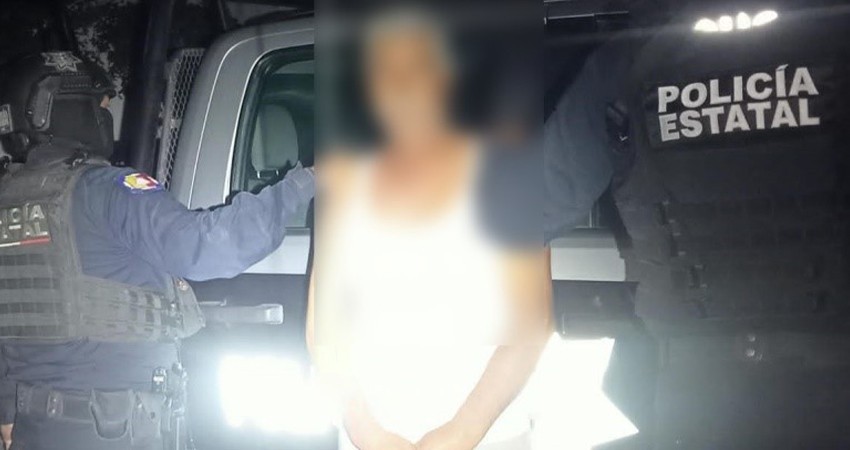 Detiene la policía estatal a José “N” por amenazas con arma de fuego