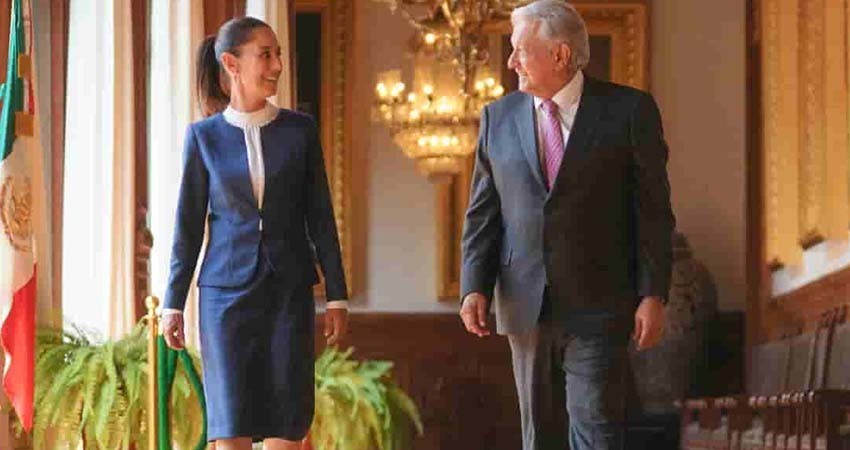 Sheinbaum arrancará gira con AMLO en 'vuelos comerciales'