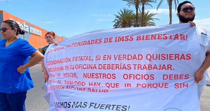 Trabajadores de la Salud exigen diálogo con el gobernador
