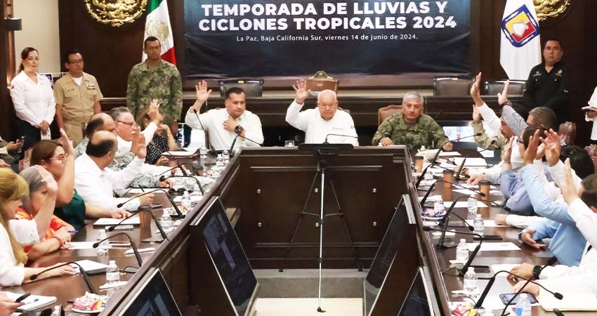 Encabeza Castro Cosío la instalación del Consejo Estatal de Protección Civil por temporada de lluvias y ciclones tropicales 2024