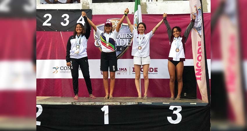 Con una cosecha de 14 medallas, el equipo sudcaliforniano de Surfing destaca en los nacionales CONADE 2024