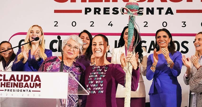 Sheinbaum promete “hacer efectivos” los derechos de las mujeres en México