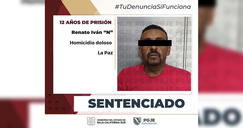 Sentencian a 12 años de prisión a Renato Iván “N” por el delito de homicidio doloso