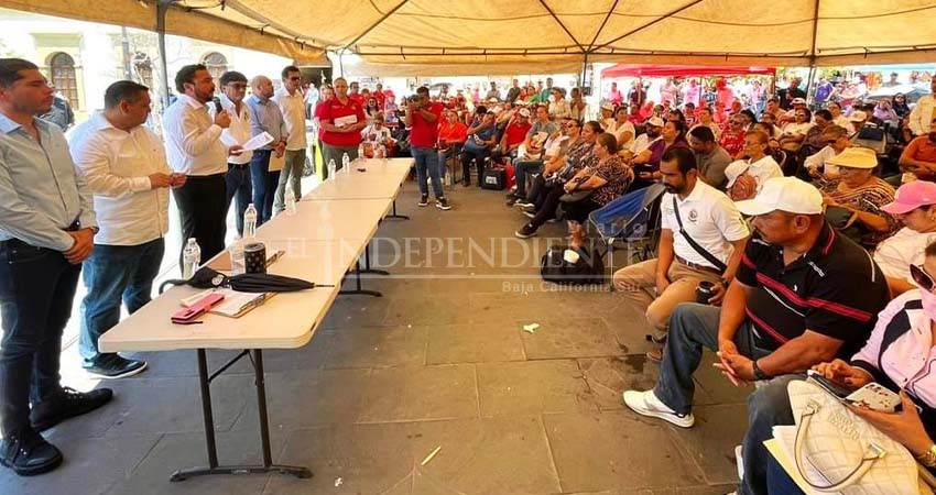 En paro. Sindicato de Burócratas exige al Ayto de Los Cabos el pago de sus créditos