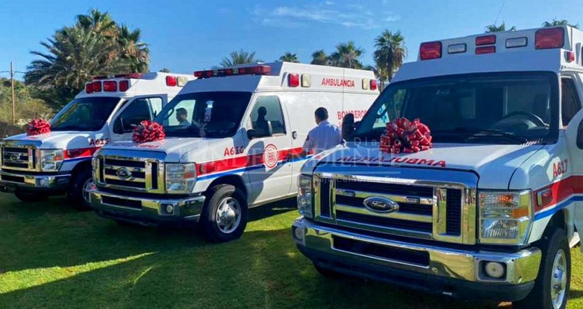 Grupo Questro dona tres ambulancias para cubrir alta demanda de servicios prehospitalarios en Los Cabos
