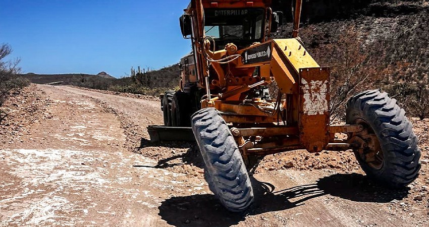 Rehabilita el Ayto de La Paz 170 kilómetros de caminos rurales en Los Dolores