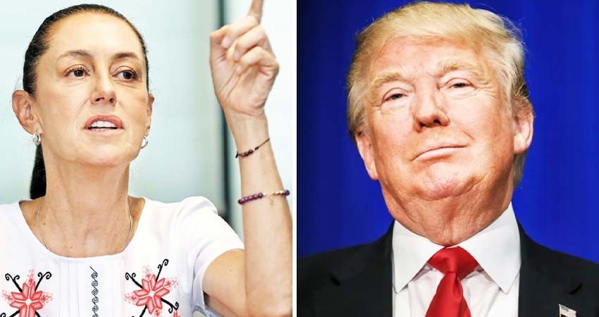 Sheinbaum rechaza declaraciones de Trump sobre el poder de los cárteles en México