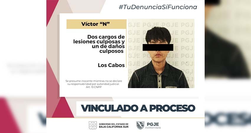 Queda vinculado a proceso Víctor “N” por 2 cargos de lesiones y daños culposos conductor de vehículo