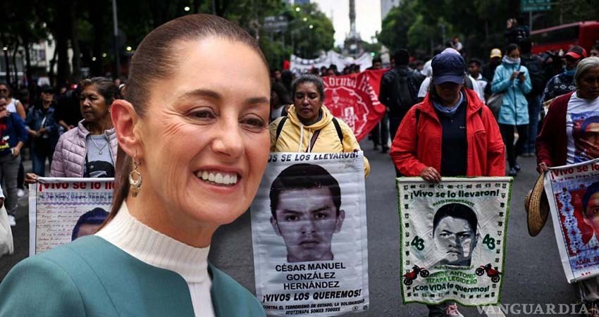 Claudia Sheinbaum se reunirá el próximo lunes con padres del caso Ayotzinapa