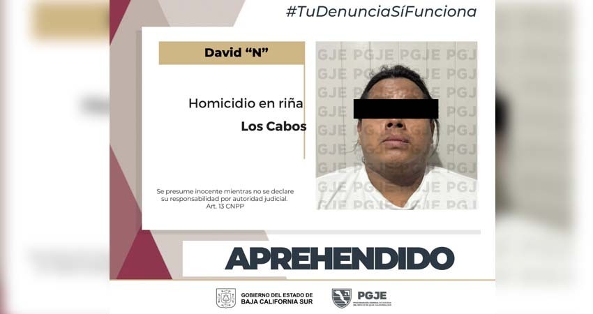 A 2 días del homicidio en riña registrado en plaza comercial de cabo san lucas aprehende pgje a probable responsable