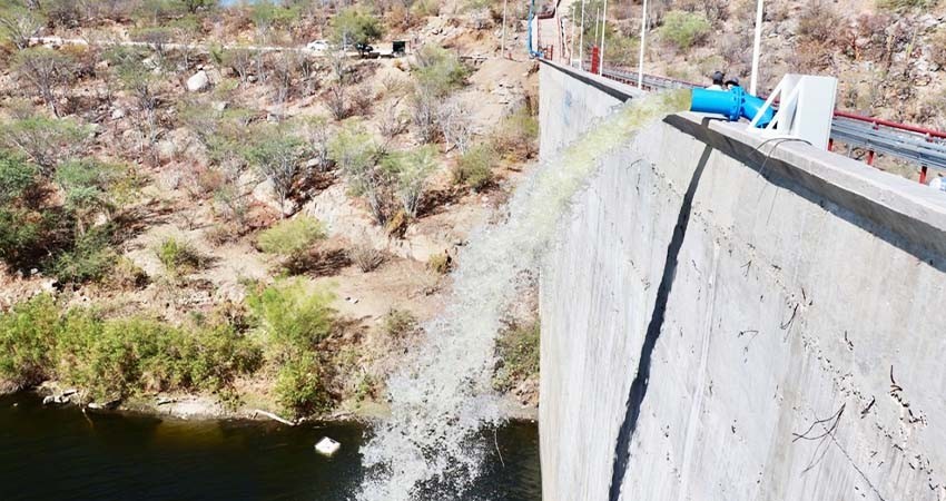 Realiza OOMSAPAS pruebas de operatividad en la presa de la Buena Mujer