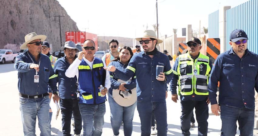 Anuncia API-BCS avance de obras de modernización en puerto de Pichilingue.