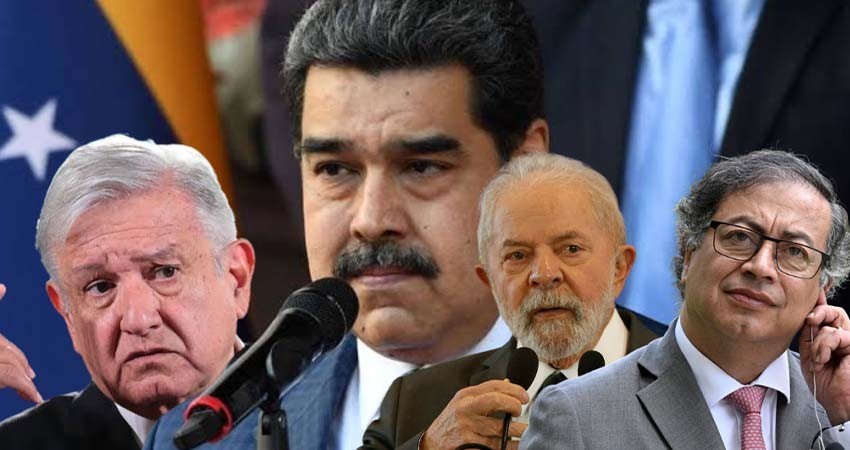 Maduro prevé hablar con AMLO, Lula y Petro por crisis poselectoral en Venezuela