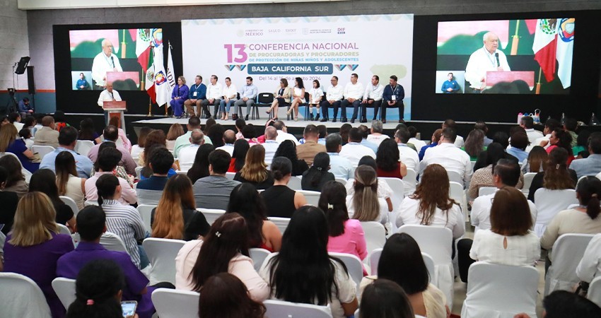 Inaugura Castro Cosío la 13 Conferencia Nacional de Procuradoras y Procuradores de Protección de Niñas, Niños y Adolescentes