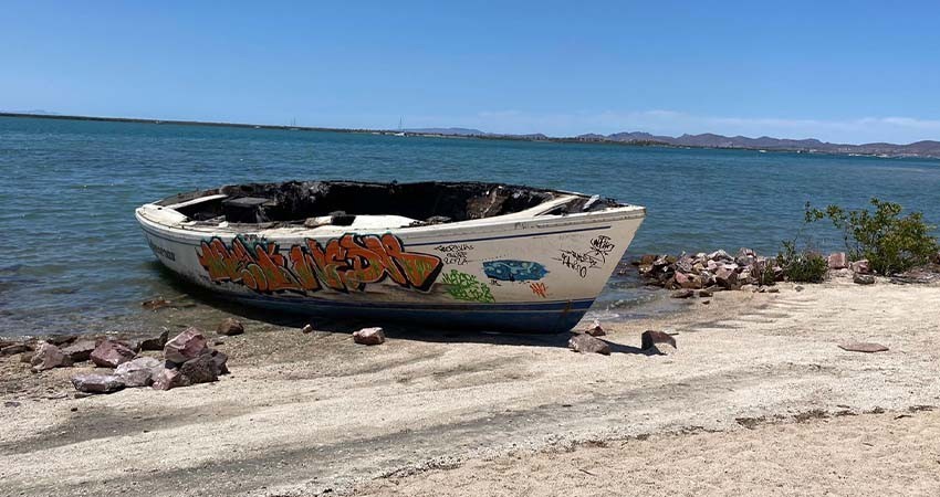 Piden autoridades que se retiren embarcaciones varadas o en abandono de la Bahía de La Paz