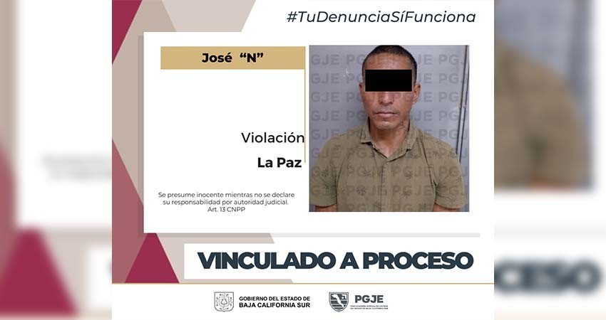 Queda vinculado a proceso y en prisión preventiva José “N” por 2 cargos de violación