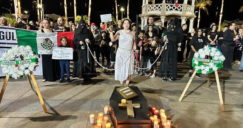 BCS se une a la manifestación nacional contra la Reforma Judicial