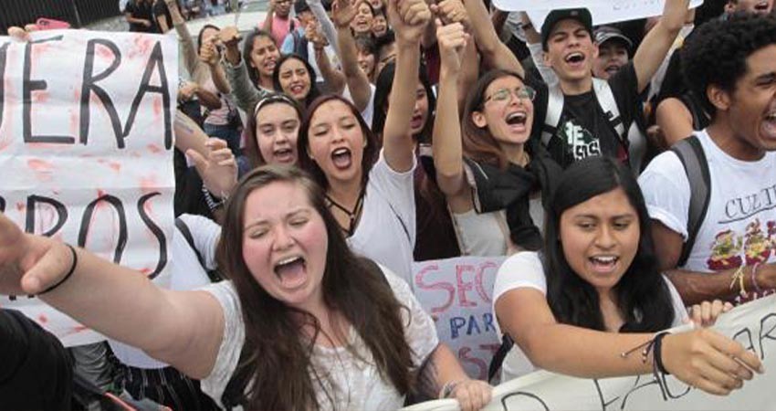 Estudiantes exigen a diputados abrir diálogo sobre Reforma Judicial