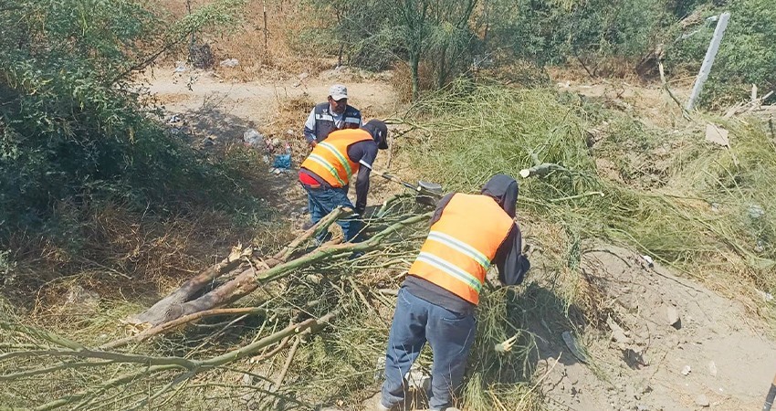 De manera preventiva el Gobierno Municipal trabajó en 17 zonas de inundación