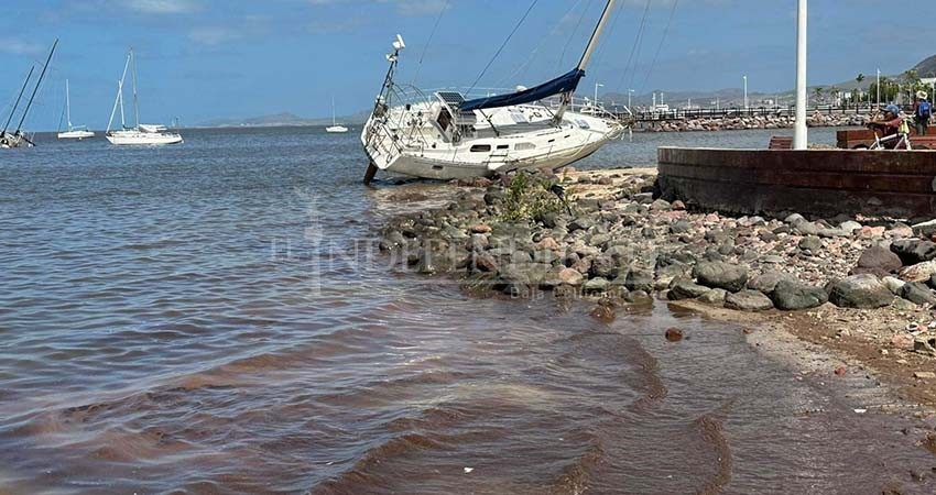 Embarcaciones que permanecen en la bahía de La Paz no serán recibidas en el relleno sanitario