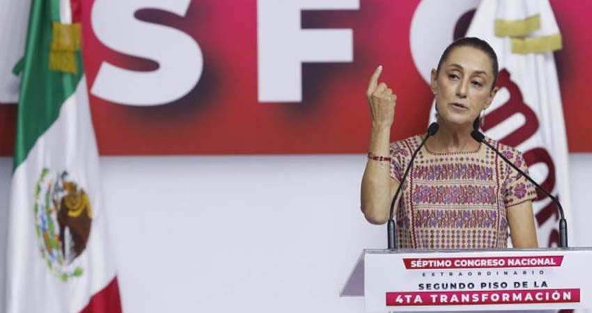 Sheinbaum pide conservar en Morena legado de López Obrador