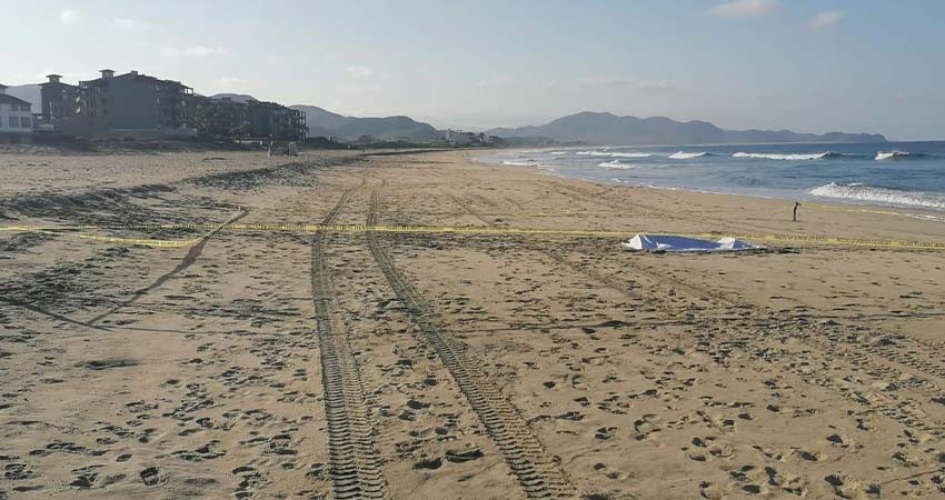 Inician investigación por la localización de un cuerpo sin vida en playa Cerritos