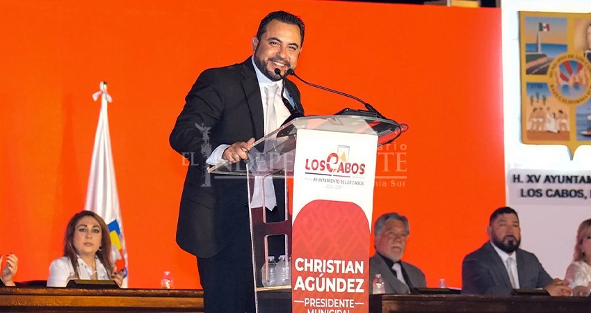 “La verdadera transformación llegará por fin a Los Cabos”: Christian Agúndez toma protesta como alcalde