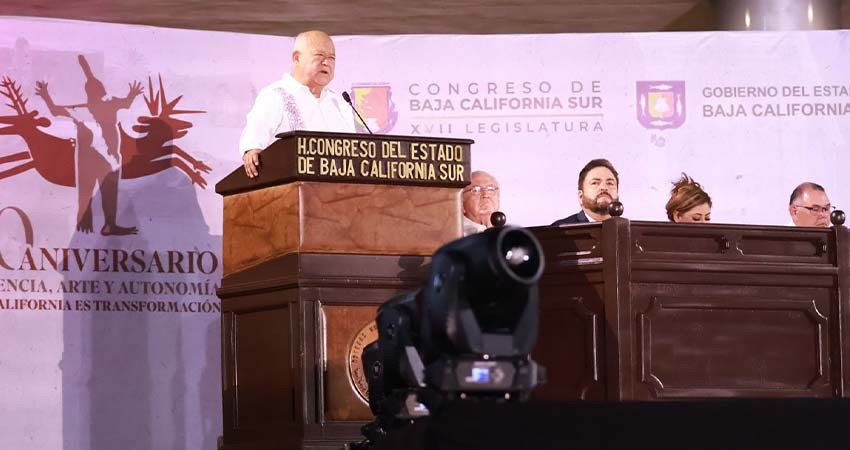 Conmemoran el 50 aniversario de Baja California Sur: “Hacia un futuro de progreso y justicia social”