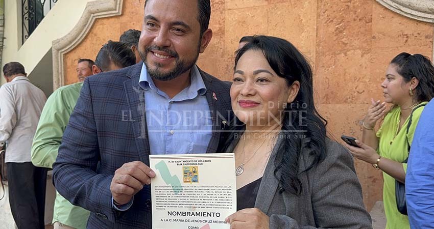 María de Jesús Cruz Medina, nueva directora del Instituto de las Mujeres de Los Cabos