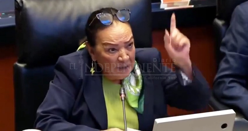 Senadora de MORENA asegura tranquilidad en BCS; colectivos la contradicen y denuncian violencia oculta