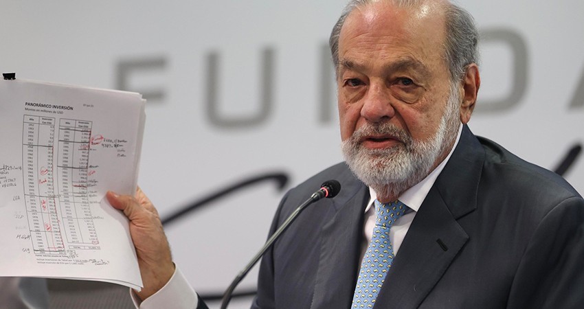 Confía Carlos Slim en que con Sheinbaum se elimine la pobreza extrema