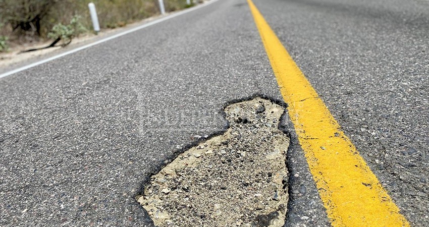 Los baches no son responsables de los siniestros en la transpeninsular: SICT