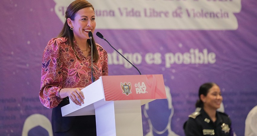 Convoca Milena Quiroga a unir esfuerzos para erradicar la violencia de género