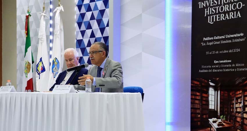 Inaugura Rector de la UABCS VI Encuentro Internacional de Investigación Histórico-Literaria