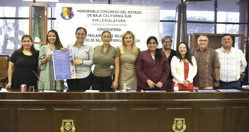 Convocan a participar en el III Parlamento de las Mujeres de BCS